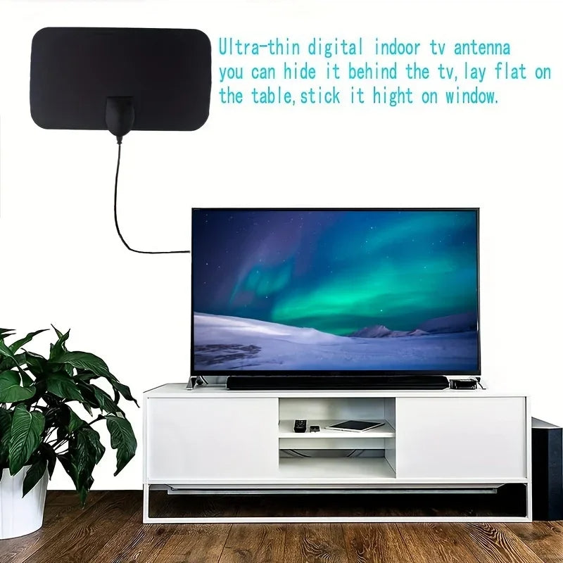 4K Digital TV Antenna for Smart TVs – Indoor HD Signal Booster